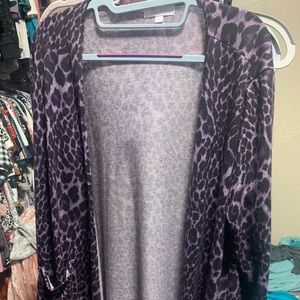 LuLaRoe Purple Leopard Sarah